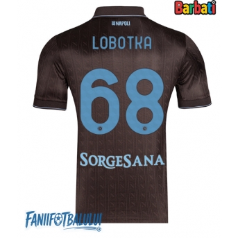 SSC Napoli Stanislav Lobotka #68 Tricou Fotbal Replică 2025-26 Barbati Treilea